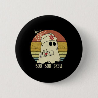 Boo Boo Crew Nurse Halloween Nurse For Women  2 Inch Round Button