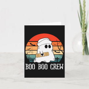 Boo Boo Crew Nurse Halloween Nurse For Women  Card