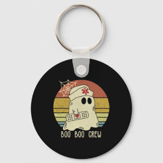 Boo Boo Crew Nurse Halloween Nurse For Women Keychain