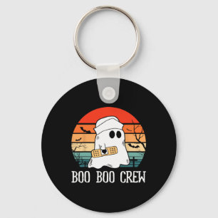 Boo Boo Crew Nurse Halloween Nurse For Women  Keychain