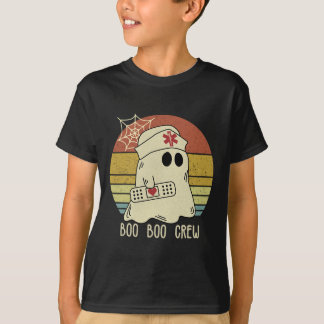 Boo Boo Crew Nurse Halloween Nurse For Women T-Shirt