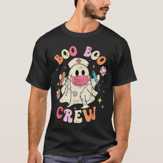 Boo Boo Crew Nurse Halloween retro vintage T-Shirt