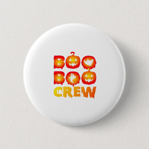 Boo Boo Crew Oversized T-Shirt 2 Inch Round Button