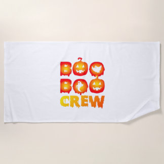 Boo Boo Crew Oversized T-Shirt Beach Towel