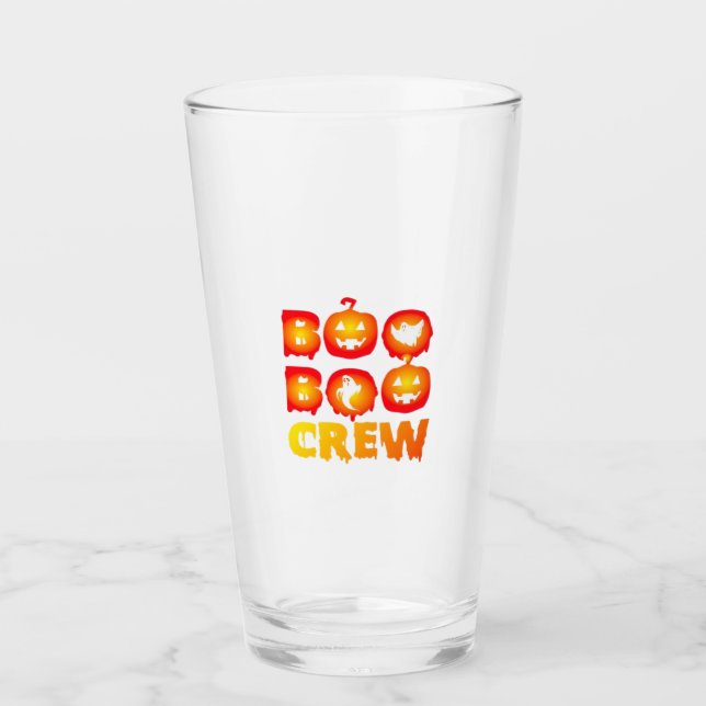 Boo Boo Crew Oversized T-Shirt Glass (Front)