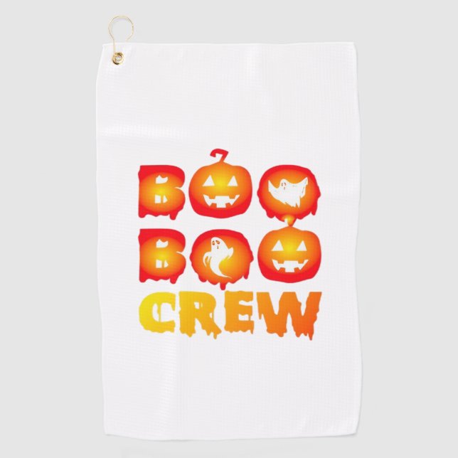 Boo Boo Crew Oversized T-Shirt Golf Towel (Front)