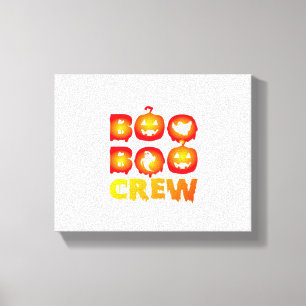 Boo Boo Crew Shirt – Funny Ghost Halloween Nurse & Canvas Print