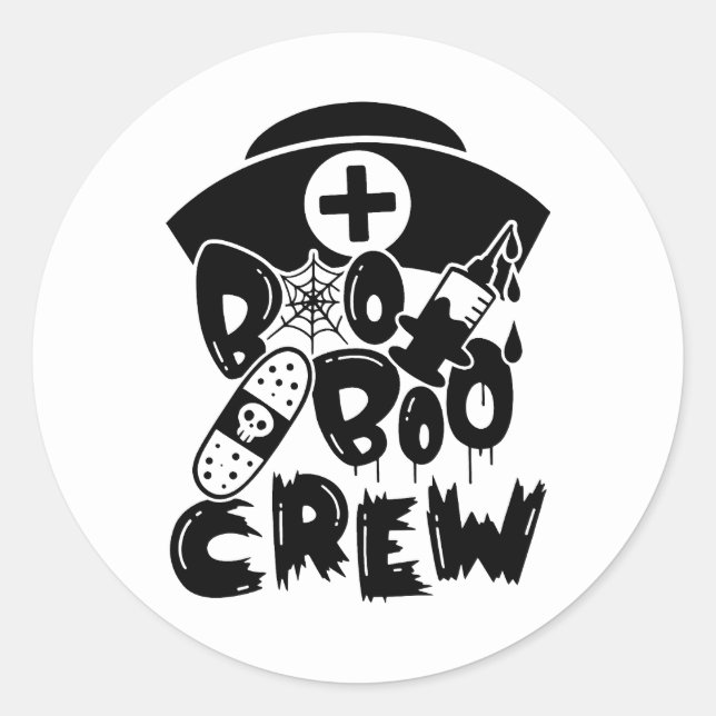 Boo Boo Crew Sticker (Front)