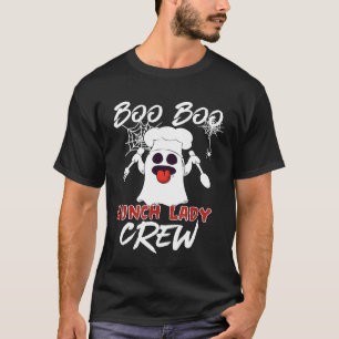 Boo Boo Lunch Lady Crew  Boo Chef Halloween T-Shirt