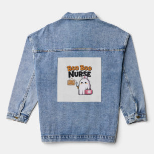 Boo Boo Nurse On Duty Classic T-Shirt Denim Jacket