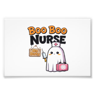 Boo Boo Nurse On Duty Classic T-Shirt Photo Print