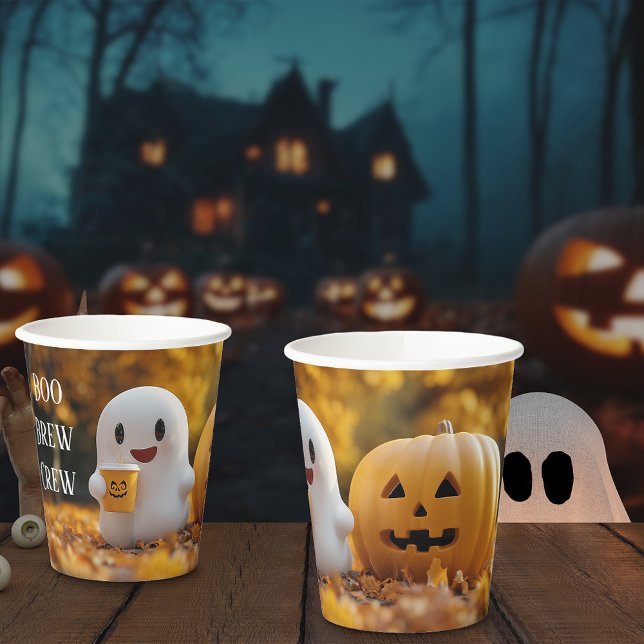 Boo Brew Crew Paper Cups (Creator Uploaded)