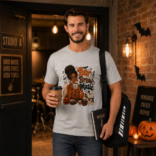 Boo Brew Music Teacher Halloween T-Shirt