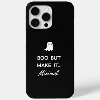 Boo But Make It Minimal Ghost Phone Case