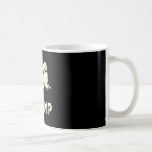 Boo chomp – funny ghost shark halloween retro  coffee mug
