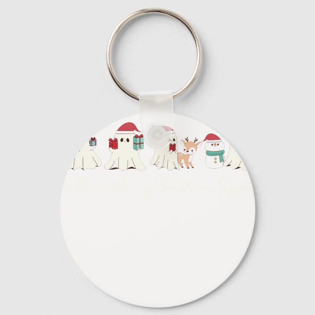boo christmas keychain (Front)