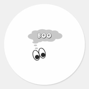 Boo Classic Round Sticker