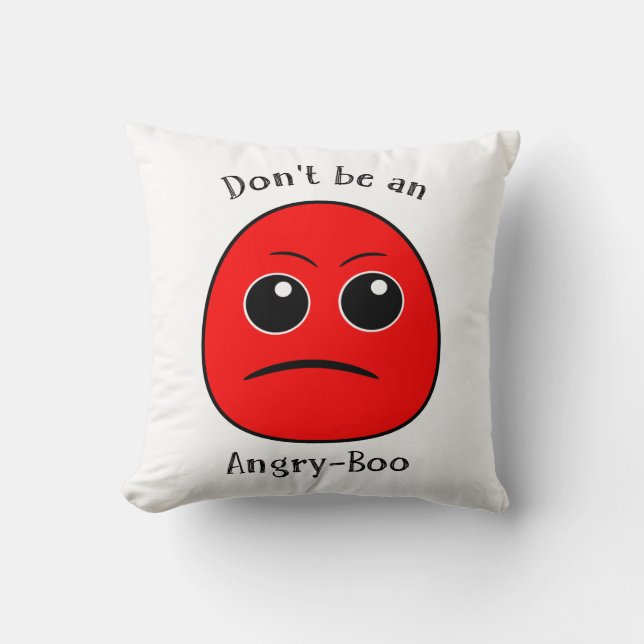Boo Coussins - Angry-Boo (Recto)
