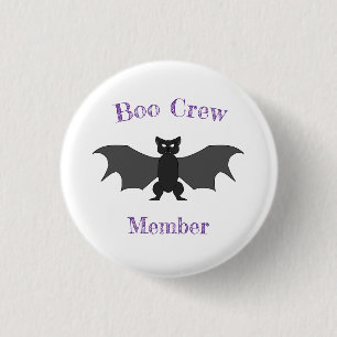 Boo Crew Bat Button