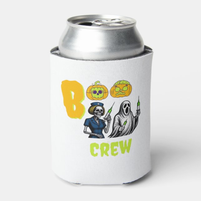 Boo Crew Classic T-Shirt Can Cooler (Can Front)