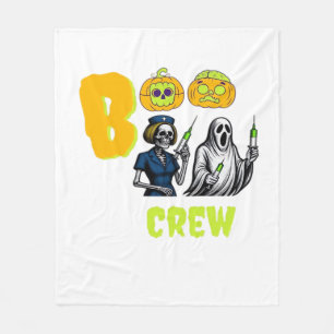 Boo Crew Classic T-Shirt Fleece Blanket