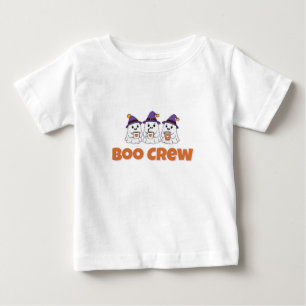 Boo Crew – Cute Halloween Ghosts Design Baby T-Shirt