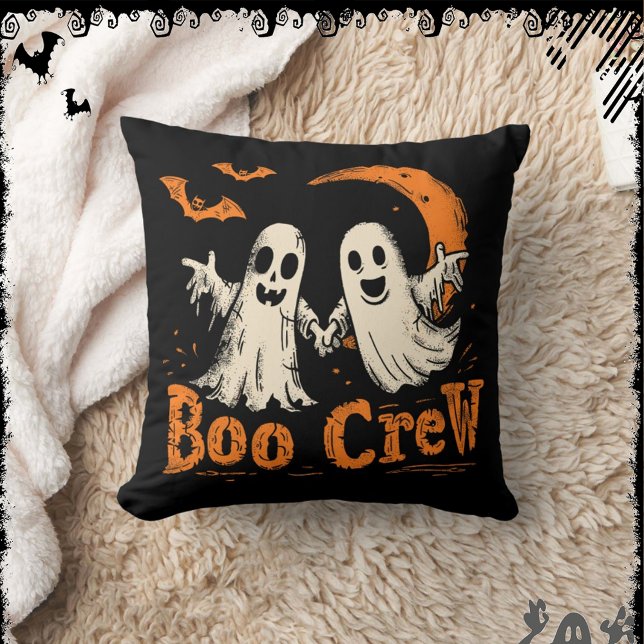 Boo Crew | ExDesigner | Halloween Throw Pillow (Creator Uploaded)