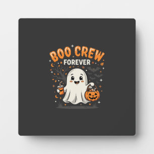 Boo Crew Forever Halloween Ghost Design_1 Plaque