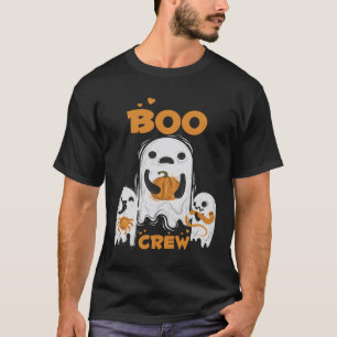 Boo Crew Ghost Family Matching Halloween T-Shirt