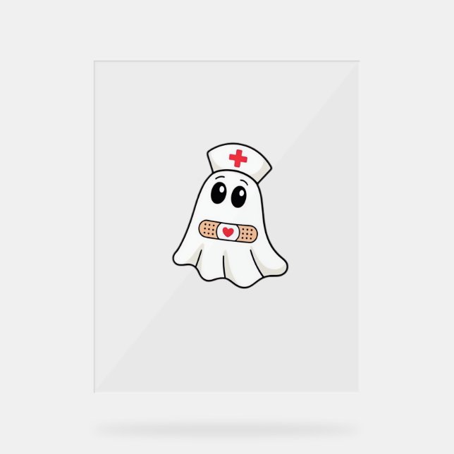 BOO CREW Ghost Nurse Funny Halloween Essentiel (Recto)