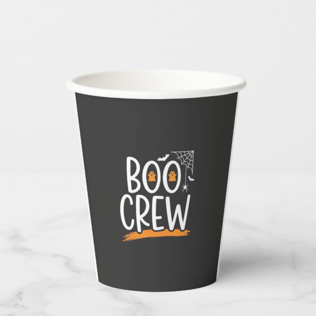 Boo Crew Halloween Ghost Design_1 Paper Cups (Front)
