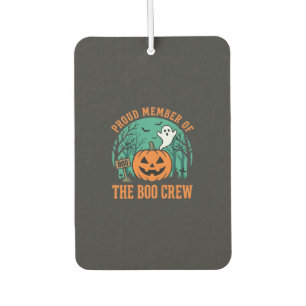 Boo Crew Halloween Ghost Pumpkin Design_1 Air Freshener