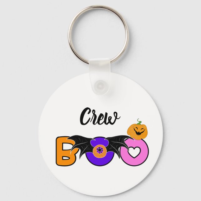 Boo crew keychain (Front)