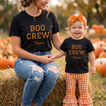 Boo Crew Mama Family Matching Halloween