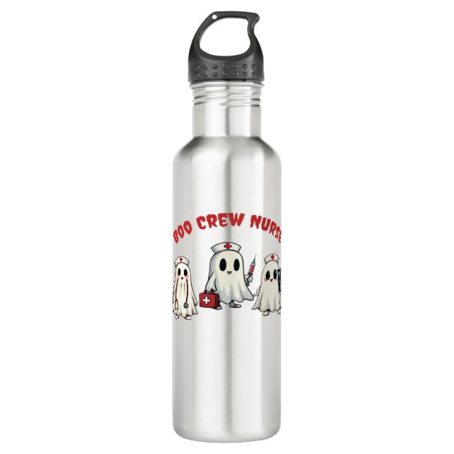 BOO CREW NURSE Essential T-Shirt 710 Ml Water Bottle (Front)