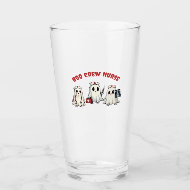 BOO CREW NURSE Essential T-Shirt Glass (Front)