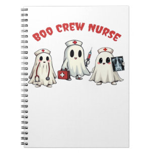 BOO CREW NURSE Essential T-Shirt Notebook