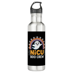 Boo Crew Nurse Halloween for Nurses Ghost Essentia 710 Ml Water Bottle