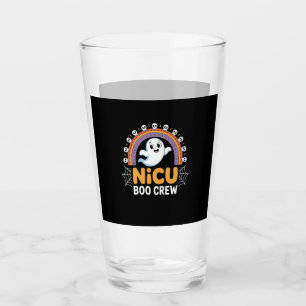 Boo Crew Nurse Halloween for Nurses Ghost Essentia Glass