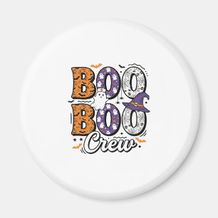 Boo Crew Nurse Halloween Vintage Shirt Design_1 Magnet