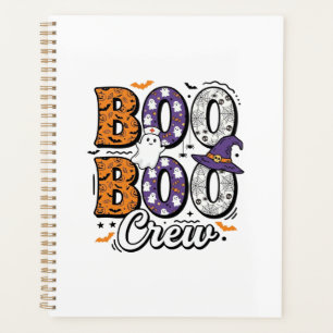 Boo Crew Nurse Halloween Vintage Shirt Design_1 Planner