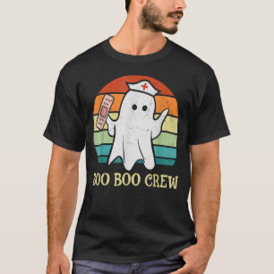 Boo Crew Nursing Life RN LPN CNA Healthcare Nurse  T-Shirt
