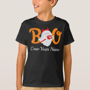 Boo Crew Orange Halloween Family Matching T-Shirt