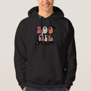 Boo Crew Retro Halloween Matching Family Group Nur Hoodie