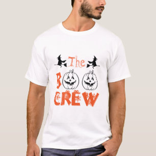 Boo Crew Witches Pumpkins Matching T-Shirt