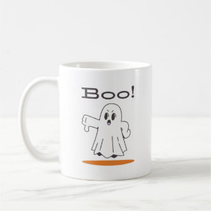Boo! Cute Ghost Funny Halloween Classic Mug