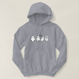 BOO! Cute Ghost, Halloween Ghost Hoodie