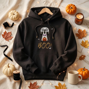 BOO Cute Ghost Halloween Hoodie