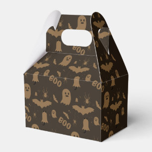 Boo Cute Halloween Pattern Favor Box