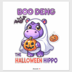 Boo Deng The Halloween Hippo Cute Bouncy Pig Costu